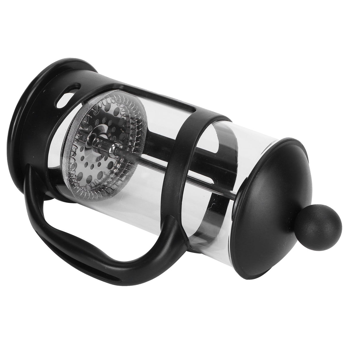 Coffee Tea Maker Kettle High Temperature Resistant Borosilicate Filter Teapot Hand Brewing Black350ml