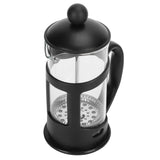 Coffee Tea Maker Kettle High Temperature Resistant Borosilicate Filter Teapot Hand Brewing Black350ml