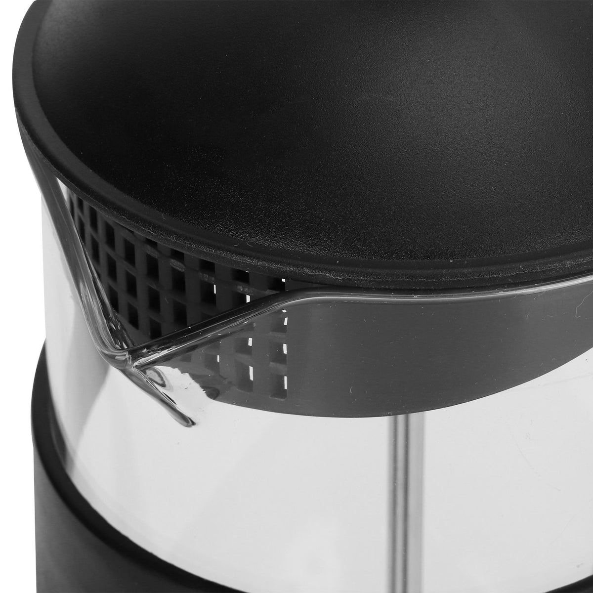 Coffee Tea Maker Kettle High Temperature Resistant Borosilicate Filter Teapot Hand Brewing Black350ml