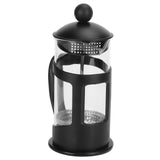 Coffee Tea Maker Kettle High Temperature Resistant Borosilicate Filter Teapot Hand Brewing Black1000ml