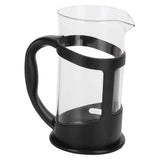 Coffee Tea Maker Kettle High Temperature Resistant Borosilicate Filter Teapot Hand Brewing Black1000ml