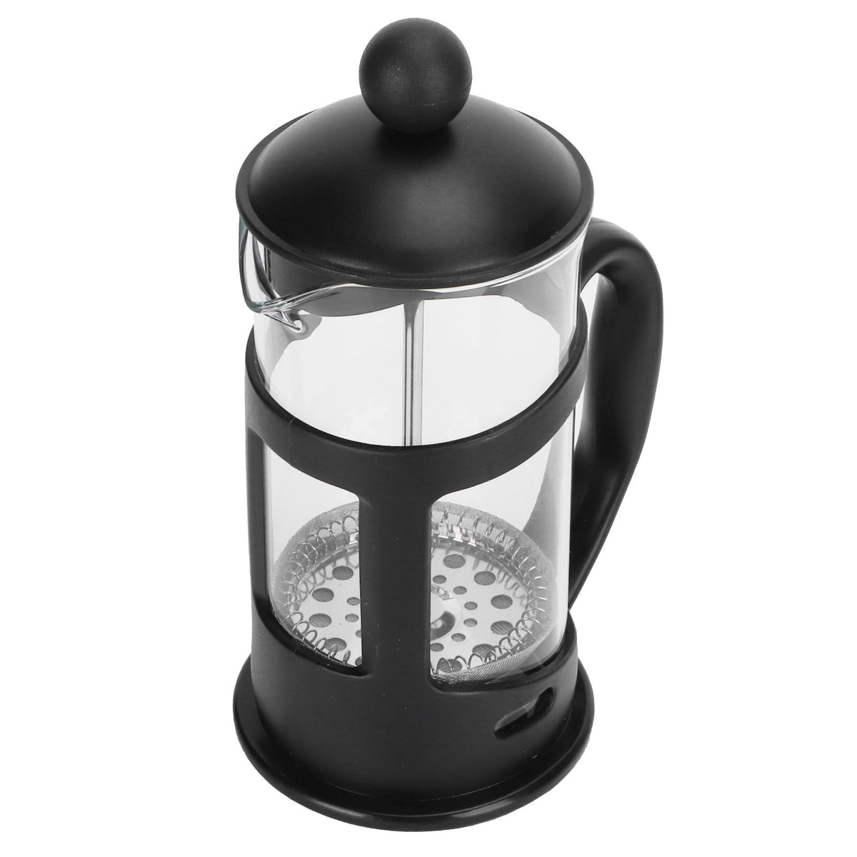 Coffee Tea Maker Kettle High Temperature Resistant Borosilicate Filter Teapot Hand Brewing Black1000ml