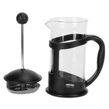 Coffee Tea Maker Kettle High Temperature Resistant Borosilicate Filter Teapot Hand Brewing Black1000ml