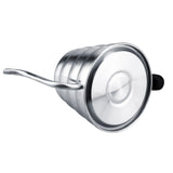 304 Stainless Steel Pour Over Coffee Gooseneck Kettle Teapot with Thermometer Home 1.2L
