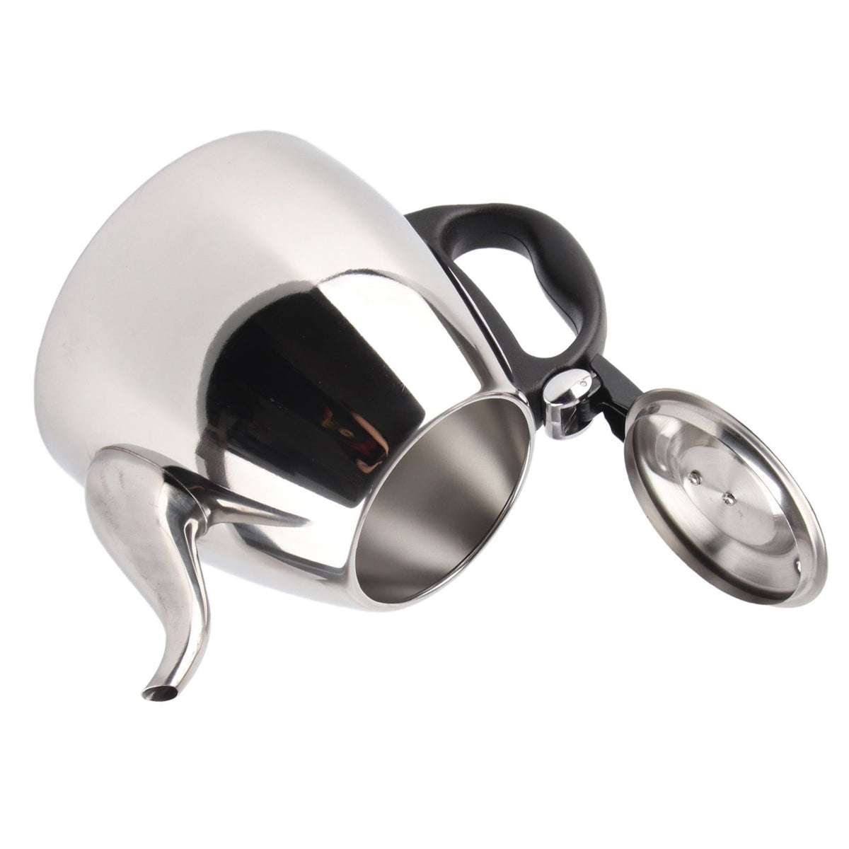 1.2l 1.5L Stainless Steel Stove Top Teapot Tea Coffee Pot Kettle Heat Resistant Handle 1.5L