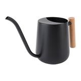 Stainless Steel Watering Can Modern Nordic Style Long Spout Water Can for Succulent Bonsai Garden Flower 1L Capacity Black