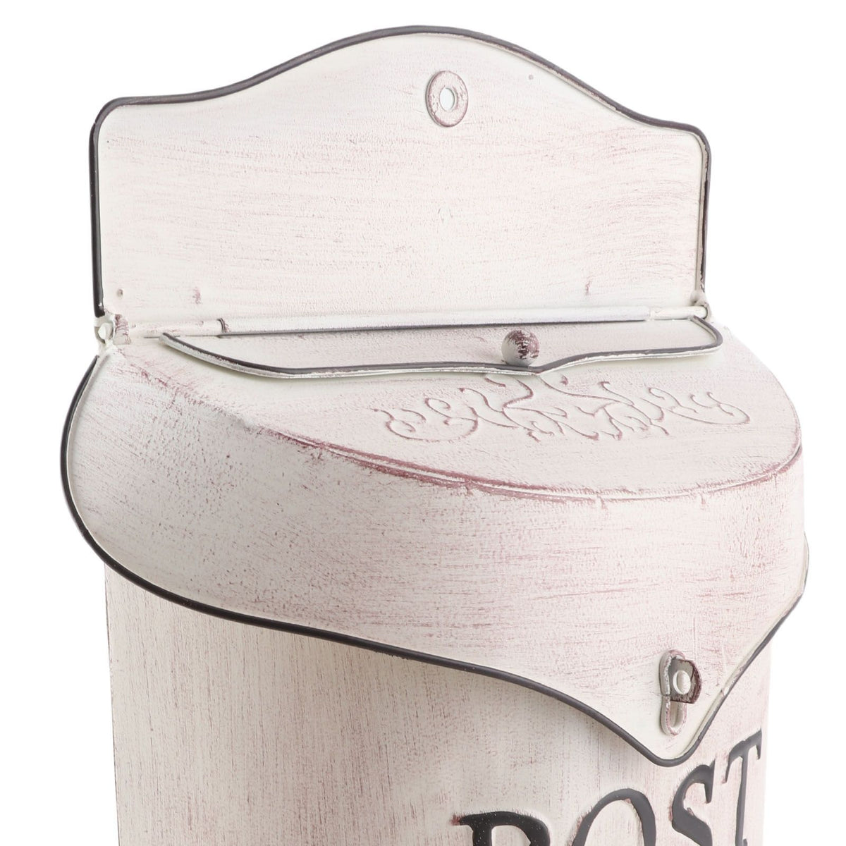 Wall Mount Letter Box Metal Bird Pattern Large Capacity Water Proof Wall Mounted Retro Mail Box for Garden Outdoor Decoration