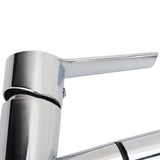 G1/2 Pull Out Sink Faucet Hot Cold Bathroom Sink Faucet Copper Alloy Rust Proof Water Tap for Basin Toilet