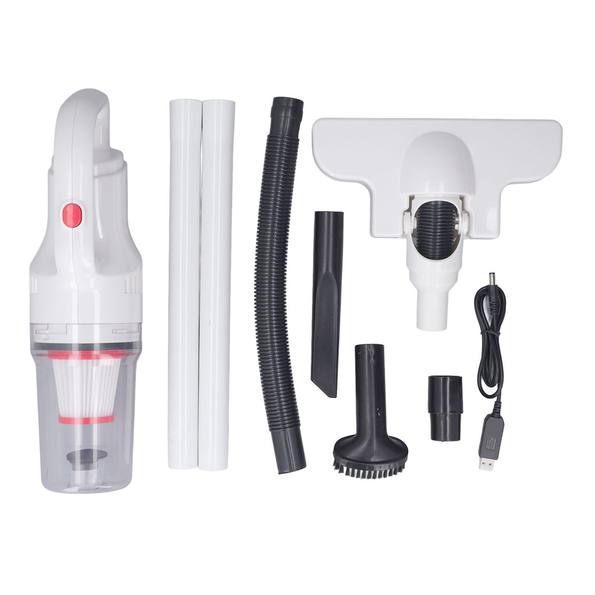 Cordless Vacuum Cleaner 12000pa High Suction 120W High Power 39800rpm with Brush Nozzle Long Flat Nozzle Floor Brush Car Handheld Vacuum Cleaner