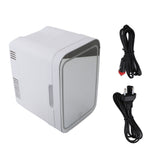 Portable Mirrored Beauty Fridge With Lighting 4L Mini Refrigerator Skin Care Makeup Storage with Mirror Light For Home Car EU Plug 220V