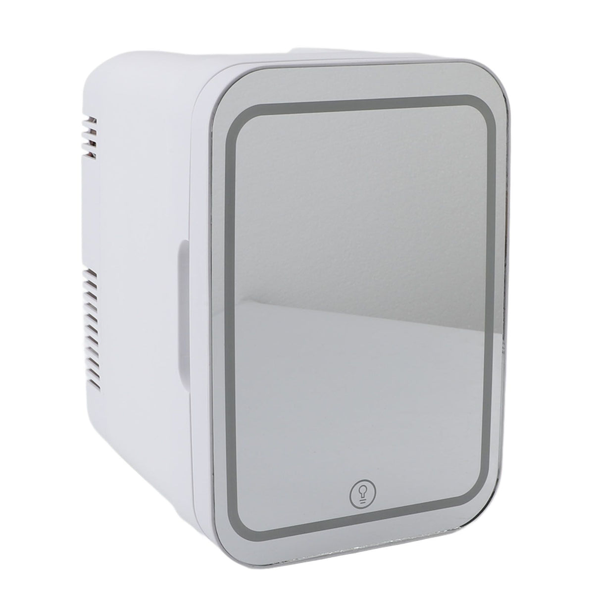 Portable Mirrored Beauty Fridge With Lighting 4L Mini Refrigerator Skin Care Makeup Storage with Mirror Light For Home Car EU Plug 220V