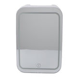 Portable Mirrored Beauty Fridge With Lighting 4L Mini Refrigerator Skin Care Makeup Storage with Mirror Light For Home Car EU Plug 220V