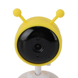 Baby Monitoring Camera WiFi 2.8 Inch Color Screen Night Vision 2 Way Talk Indoor Temperature Detection Smart Pet Camera for Home Security Yellow