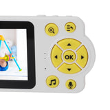 Baby Monitoring Camera WiFi 2.8 Inch Color Screen Night Vision 2 Way Talk Indoor Temperature Detection Smart Pet Camera for Home Security Yellow