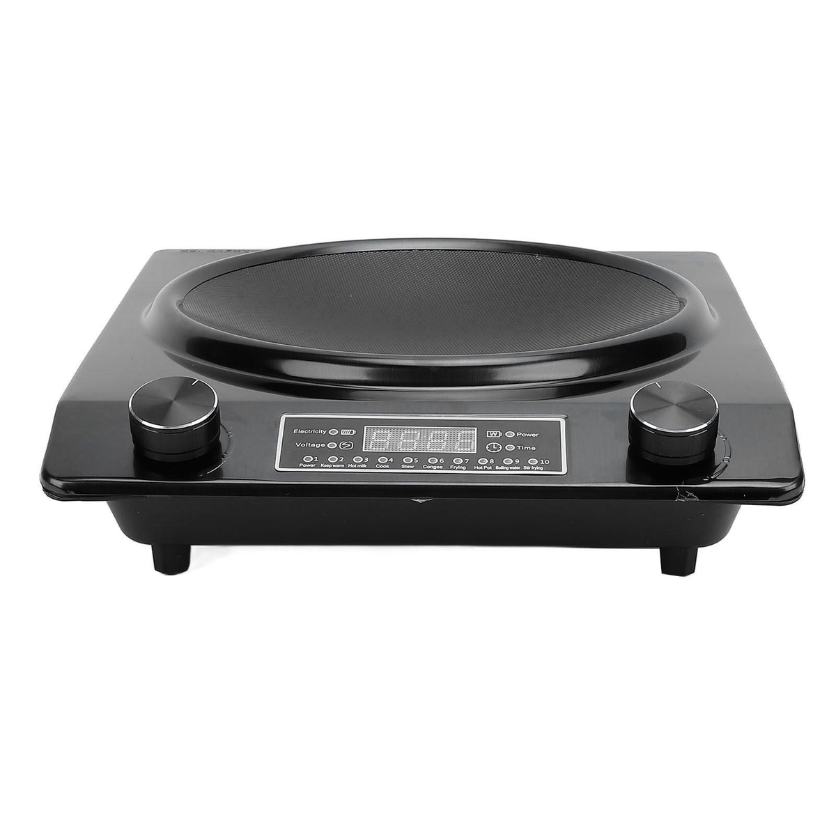 3500W Portable Induction Cooktop Aluminum ABS Countertop Induction Cooker Hot Plate with Smart Touch Panel for Home Kitchen US Plug 110V