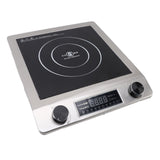 Induction Cooktop 3500W Fast Heating Easy to Clean Portable Touch Panel Multiple Safety Preventions Induction Hot Plate for Cooking EU Plug 220V