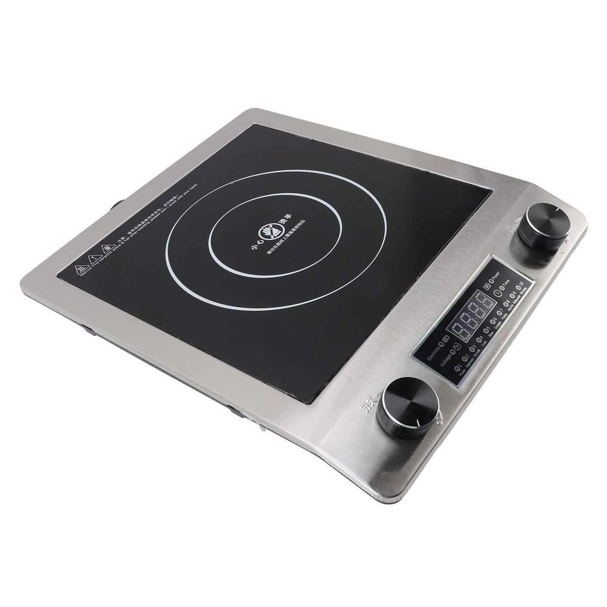Induction Cooktop 3500W Fast Heating Easy to Clean Portable Touch Panel Multiple Safety Preventions Induction Hot Plate for Cooking UK Plug 220V