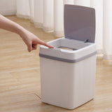 Smart Trash Can Multifunction Silent Motion Sensor Fully Automatic Garbage Can with Lid for Bathroom Living Room Office 12L