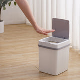 Smart Trash Can Multifunction Silent Motion Sensor Fully Automatic Garbage Can with Lid for Bathroom Living Room Office 12L