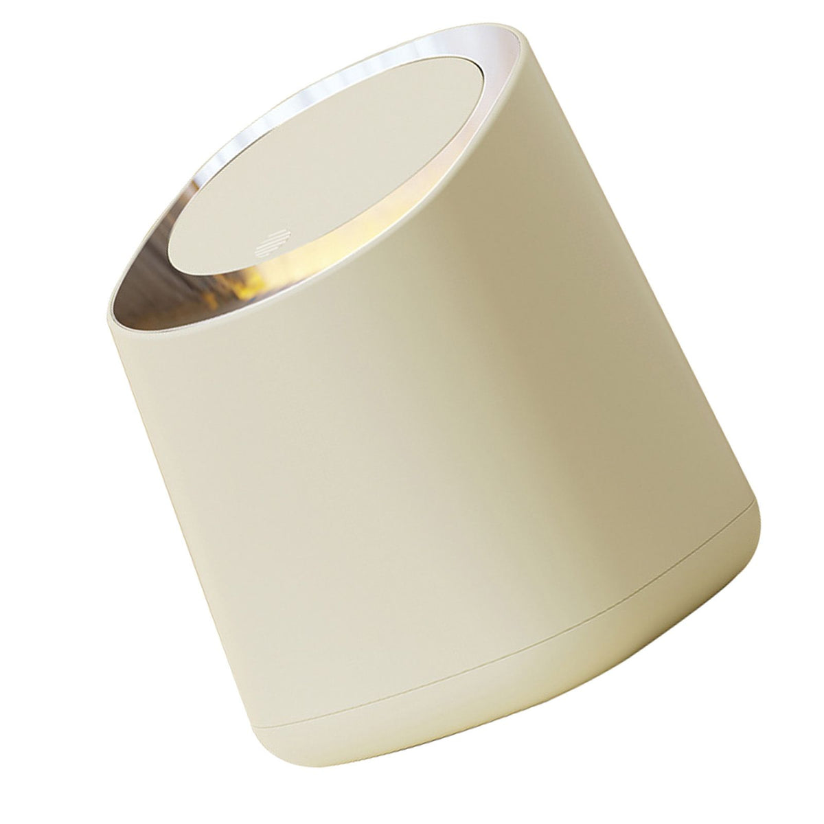 Desk Trash Can Large Capacity Modern Table Waste Bin with Press Opening Lid for Living Room Car Office