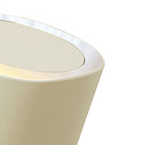 Desk Trash Can Large Capacity Modern Table Waste Bin with Press Opening Lid for Living Room Car Office