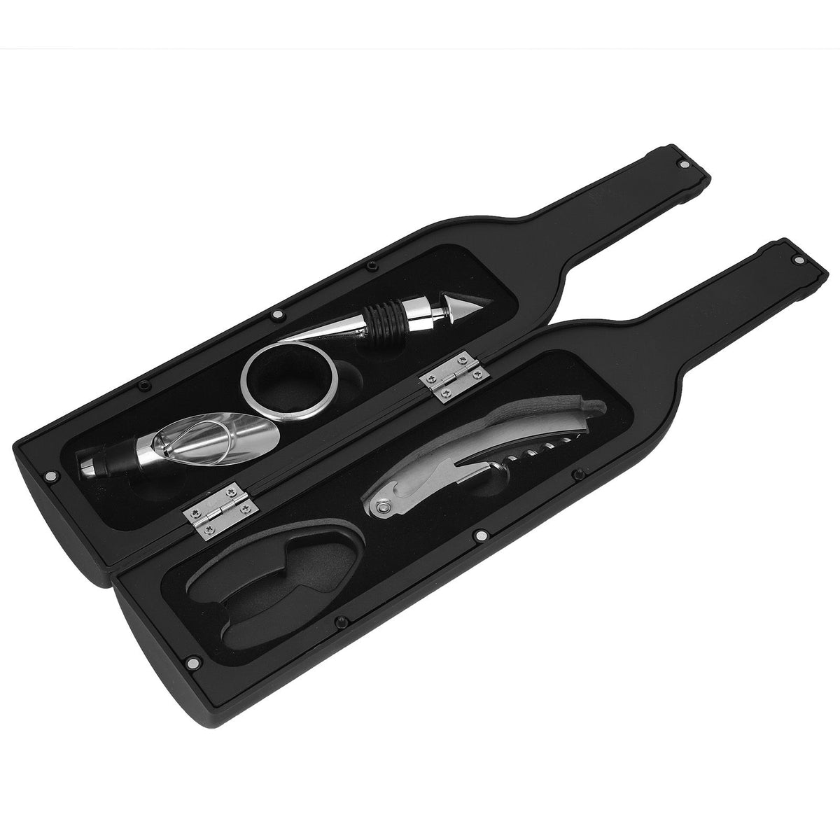 5Pcs/Set Wine Opener Accessories Gift Tools Set Corkscrew Opener Wine Bottle Opening Kit Party Gifts