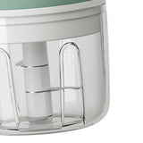 Mini Electric Garlic Masher Rechargeable Portable Cordless Electric Onion Mincer for Kitchen