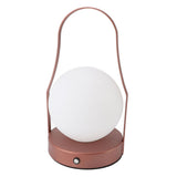 LED Cordless Table Lamp Acrylic Iron 3 Modes Stepless Touch Dimmable USB Rechargeable Portable Lantern Night Light for Bedside Outdoor Camping