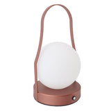 LED Cordless Table Lamp Acrylic Iron 3 Modes Stepless Touch Dimmable USB Rechargeable Portable Lantern Night Light for Bedside Outdoor Camping