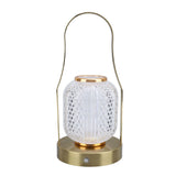 Cordless Rechargeable Lantern LED Table Lamp 3600mAh Battery Operated Stepless Dimming Night Lamp Lantern for Home Bedroom Camping
