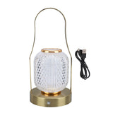 Cordless Rechargeable Lantern LED Table Lamp 3600mAh Battery Operated Stepless Dimming Night Lamp Lantern for Home Bedroom Camping