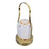 Cordless Rechargeable Lantern LED Table Lamp 3600mAh Battery Operated Stepless Dimming Night Lamp Lantern for Home Bedroom Camping