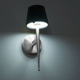 Modern Decorative Wall Sconce Solar-powered Wall Light Indoor Outdoor Wall Lighting Fixture Wall-mounted Lamp for Living Room Beadroom Study Porch Yard