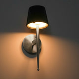 Modern Decorative Wall Sconce Solar-powered Wall Light Indoor Outdoor Wall Lighting Fixture Wall-mounted Lamp for Living Room Beadroom Study Porch Yard