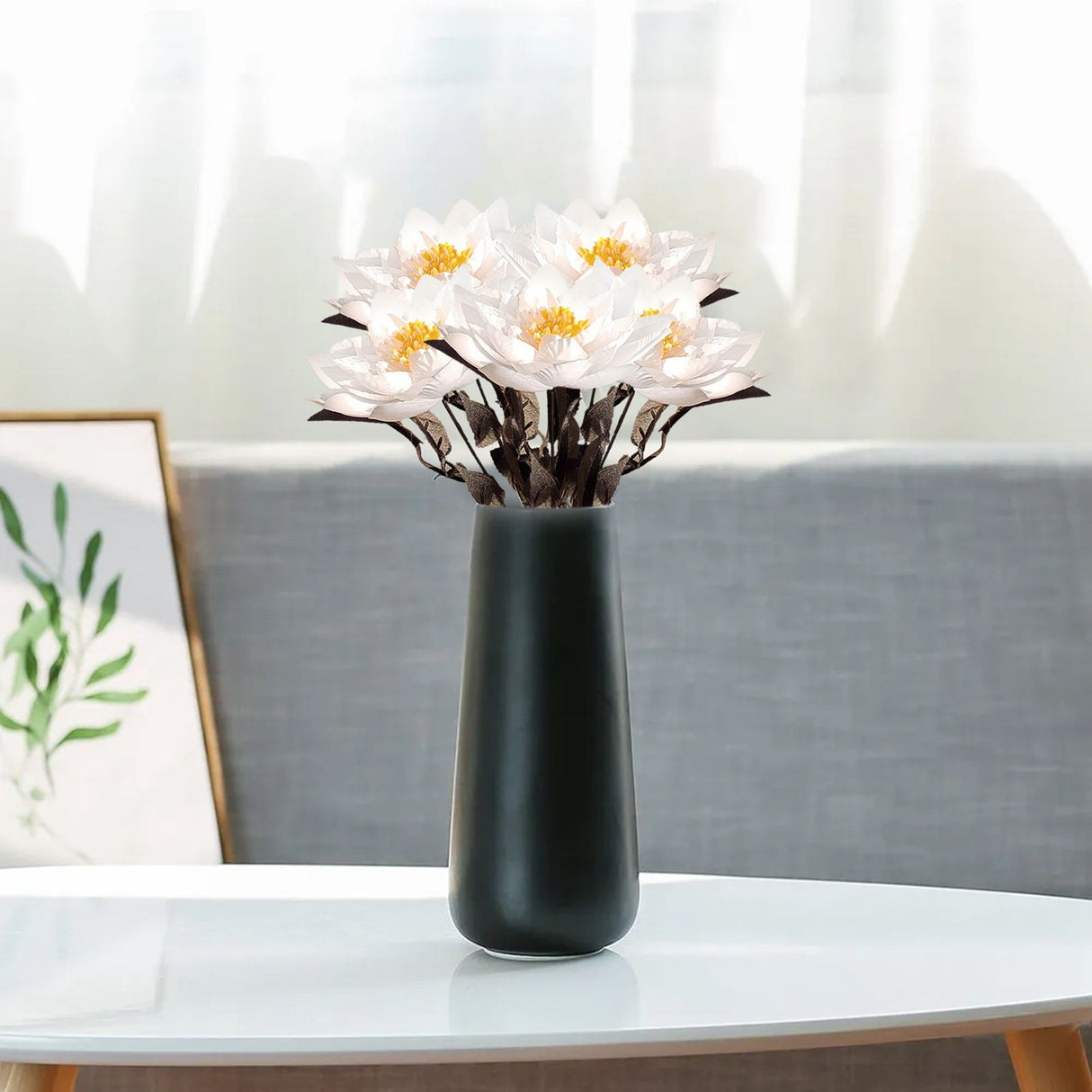 Artificial Lotus Fake Flower Bedroom Decoration Multifunctional Weddings Flower Decoration