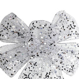 1pcs Christmas Decorative Bows Imitation Hemp Hand Crafted Ribbon Christmas Bow Knot Ornament for Christmas Party Home