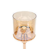 Light Luxury French Candlestick Ornament Table Candle Holder Romantic Candlelight Dinner Decorative Props Champagne Gold