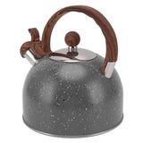 Whistling Kettle 2.5L Capacity Stainless Steel Stovetop Teapot for Water Boiling Grey