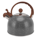 Whistling Kettle 2.5L Capacity Stainless Steel Stovetop Teapot for Water Boiling Grey