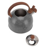 Whistling Kettle 2.5L Capacity Stainless Steel Stovetop Teapot for Water Boiling Grey