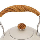 Whistling Kettle 2.5L Stainless Steel Efficient Uniform Heating Stovetop Whistling Tea Pot with Heat Insulation Handle