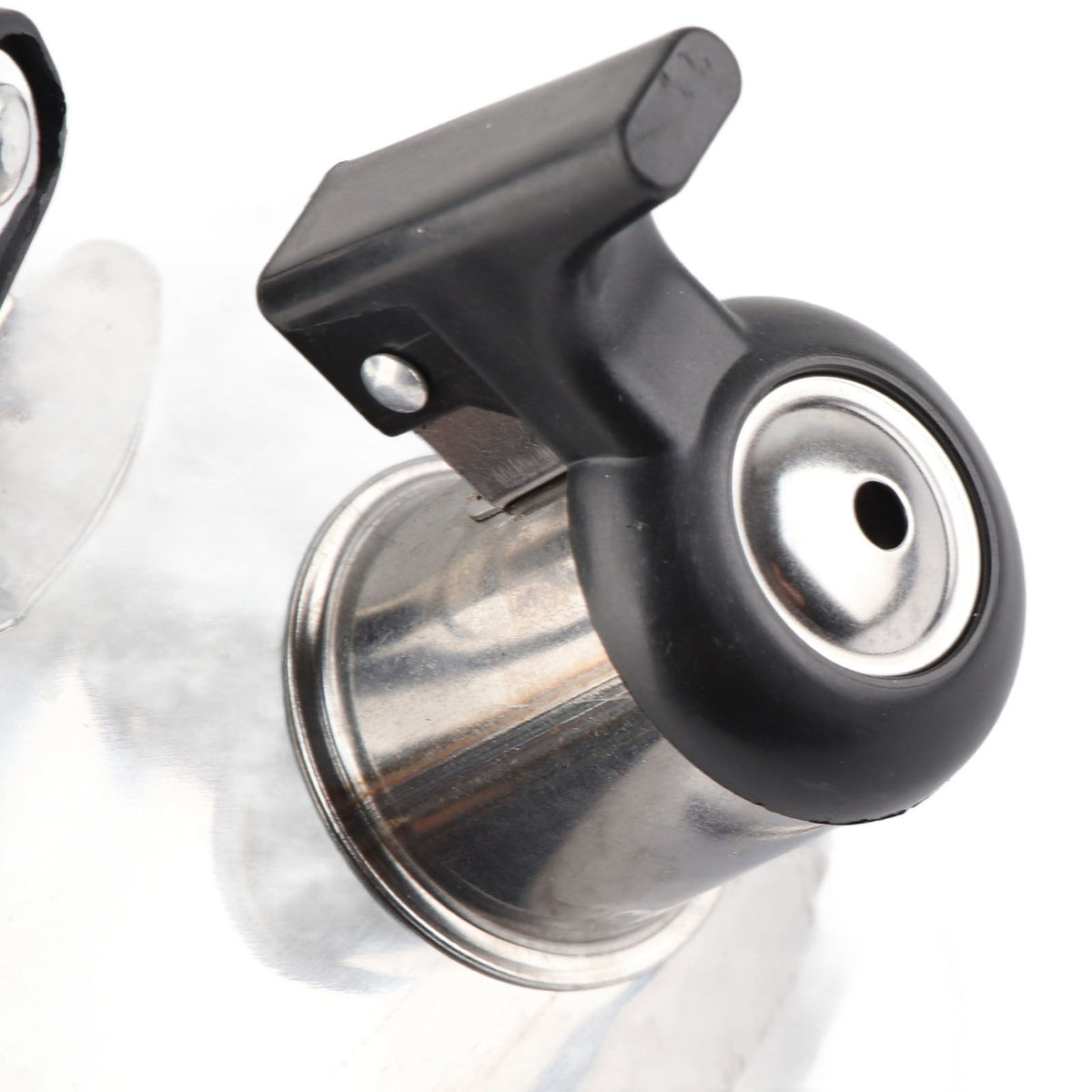 3L Stainless Steel Whistling Tea Kettle Fast Heating One Touch Buttons Whistling Kettle with Insulated Handle for Home