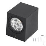 5W Outdoor LED Wall Lamp Light Aluminum Waterproof 85‑265V for Hallway Patio Porch Exterior Light Fixtures 8x7.5x6.5cm White Light