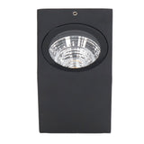 5W Outdoor LED Wall Lamp Light Aluminum Waterproof 85‑265V for Hallway Patio Porch Exterior Light Fixtures 8x7.5x6.5cm Warm Light