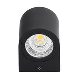 5W LED Wall Light Cylindrical Aluminum Case Lighting Lamp for Corridor Porch Aisle 85‑265V 3000K Warm Light