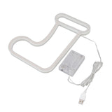 Christmas Neon Light LED Christmas Boot Neon Sign Light Battery Operated USB Charging Wall Decor Light for Party Decoration