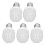 5pcs Light Bulbs E12 Thread Soft Light 1.5W 75LM LED Light Bulbs for Desk Lamp Ceiling Fan Lamp Wall Lamp AC220V White Light 3000K