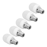 5pcs Light Bulbs E12 Thread Soft Light 1.5W 75LM LED Light Bulbs for Desk Lamp Ceiling Fan Lamp Wall Lamp AC220V White Light 3000K