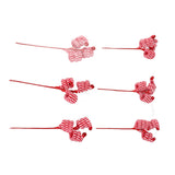 Christmas Candy Canes Wool Christmas Candy Cane Hanging Ornaments