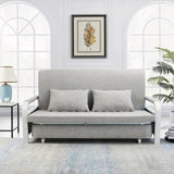 2 In 1 Sofa Bed Beneath Foldable Carbon Hidden Storage Sofa - 108cm